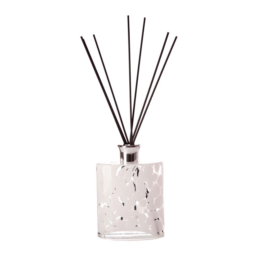 Amelia Art Glass White Large Ellipse Reed Diffuser £19.34